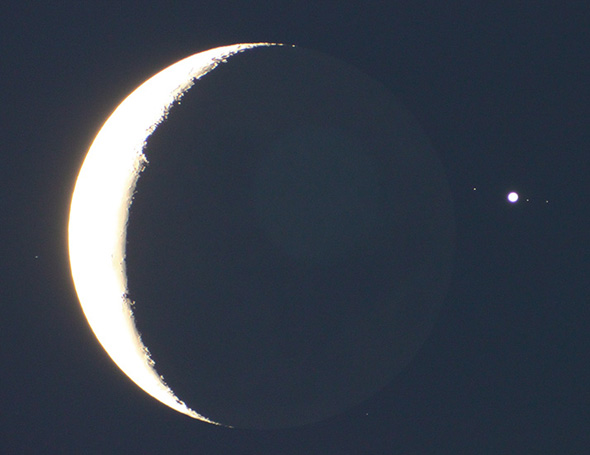 Jupiter Occultation by Moon, 2012