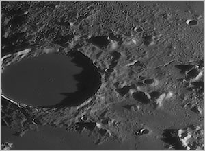 Plato, Vallis Alpes region on the moon - shadow animation