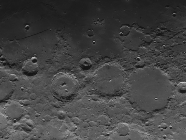 moon - ptolemaeus, straight wall, arzachel region panorama