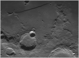 Ptolemaus, Straight wall region on the moon