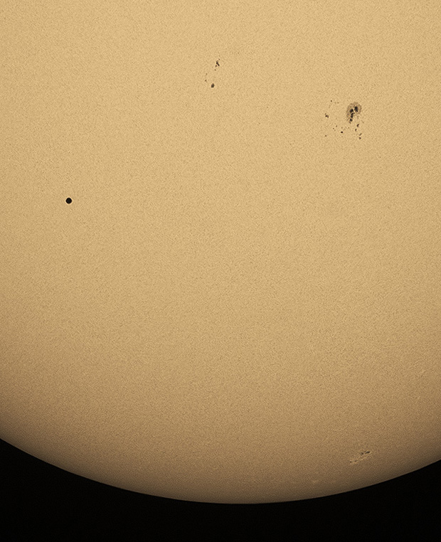 Mercury transit over the Sun, may 2016
