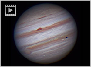 jupiter and io transit timelapse animation dslr 22.10.2011