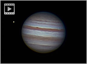 Jupiter rotation video
