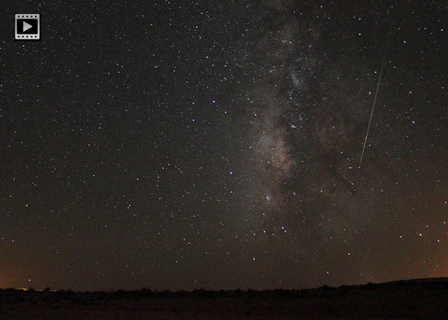 perseid meteor - 2012 - milky way