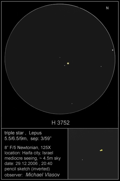 H 3752 triple star sketch