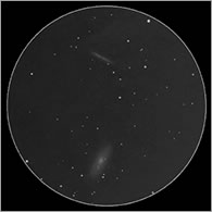 Bode's and Cigar galaxies - M81 and M82 sketch