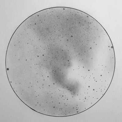 north america pencil sketch - ngc 7000