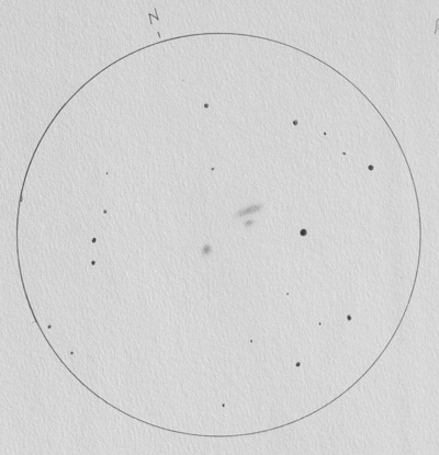 ngc 7465, 7463, 7464 - original drawing