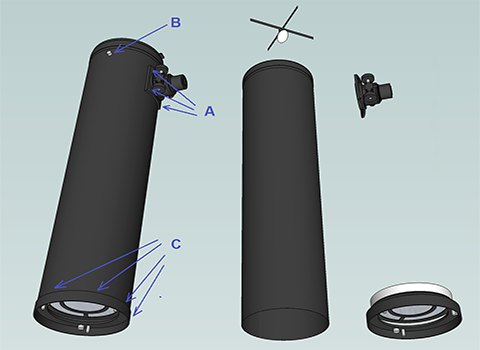 disassemble newtonian tube