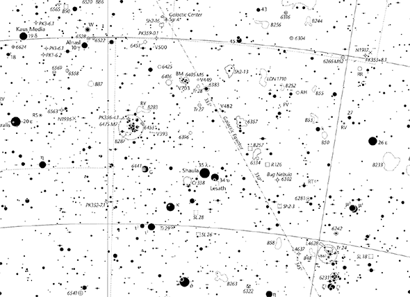 Sky atlas 2000 2nd edition example