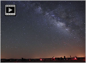 desert starparty in israel timelapse video