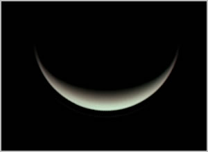 venus, 1 may 2020, crescent, 8 inch photo