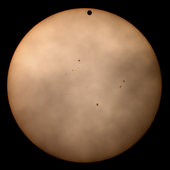 Venus Transit 2012 - Between the Clouds