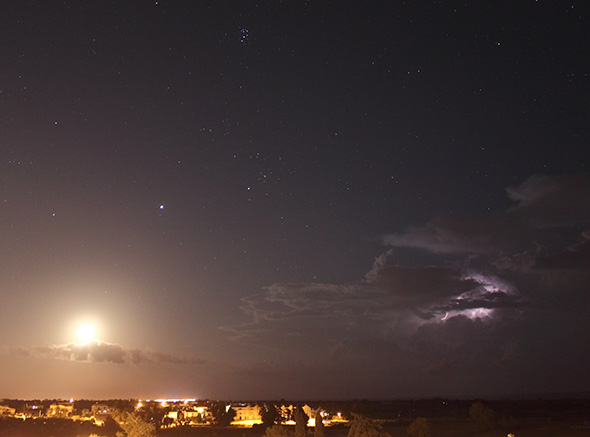 perseid meteor - 2012 - milky way