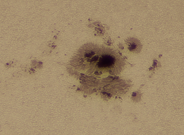 sunspot group 1476 - white light