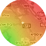 שמיים בחניון הרקפות ליד אוניברסיטת חיפה