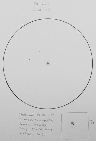 54 leo original drawing