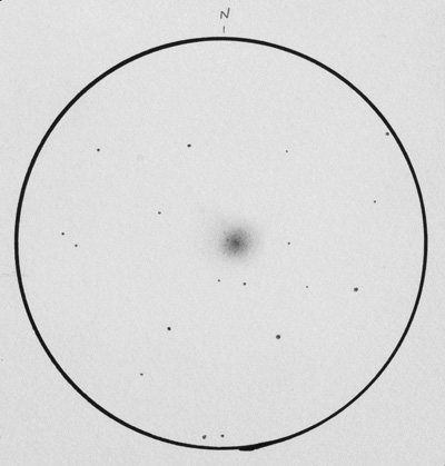 M75 cluster pencil drawing