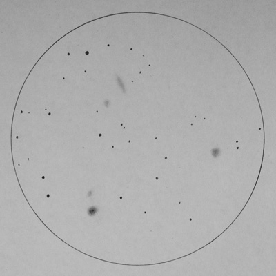 ngc 3998 group - original drawing