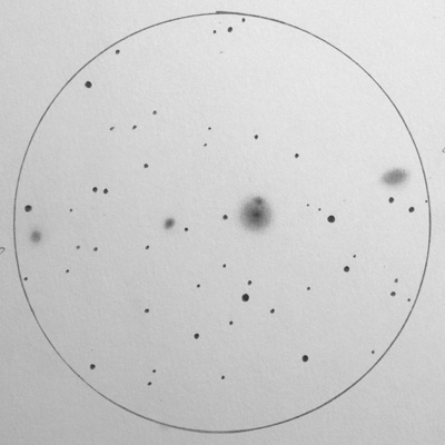 ngc 5846, 5850 chain sketch - original