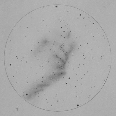 ngc 3998 group - original drawing